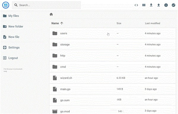 filebrowser截圖