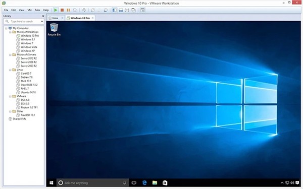VMware Workstation Pro截圖