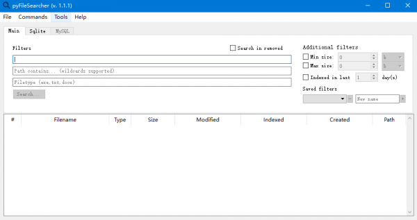 pyFileSearcher截圖