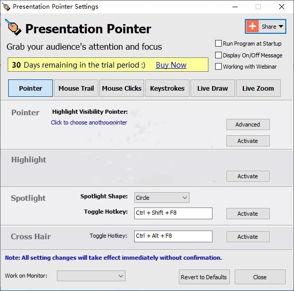 Presentation Pointer截圖