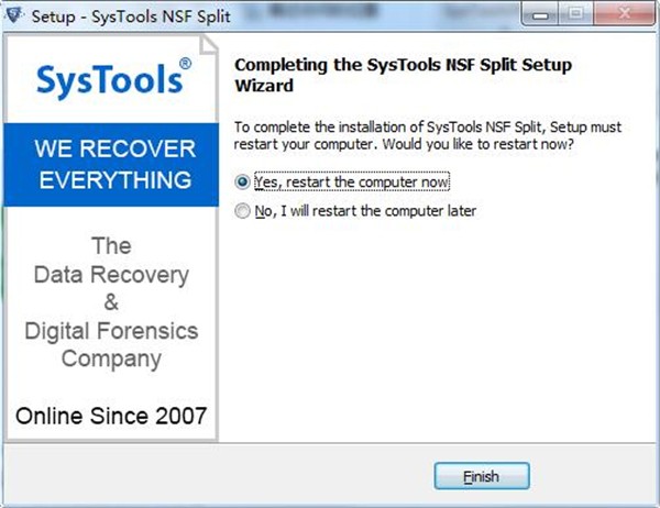 SysTools NSF Split截圖