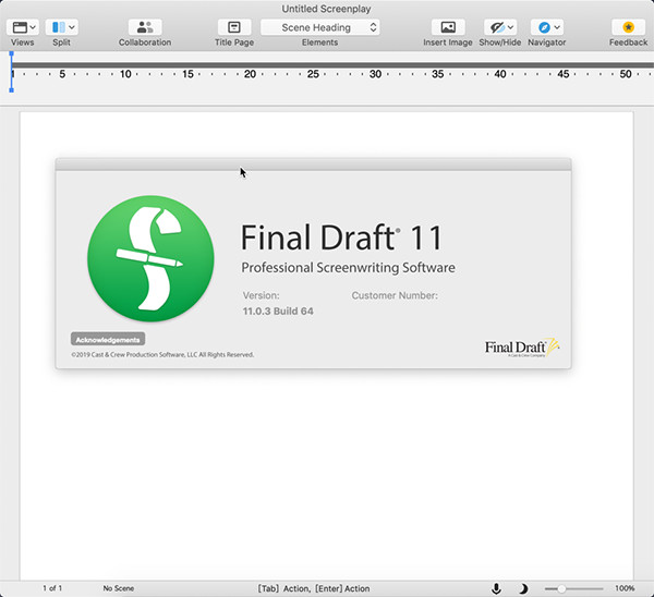 final draft截圖