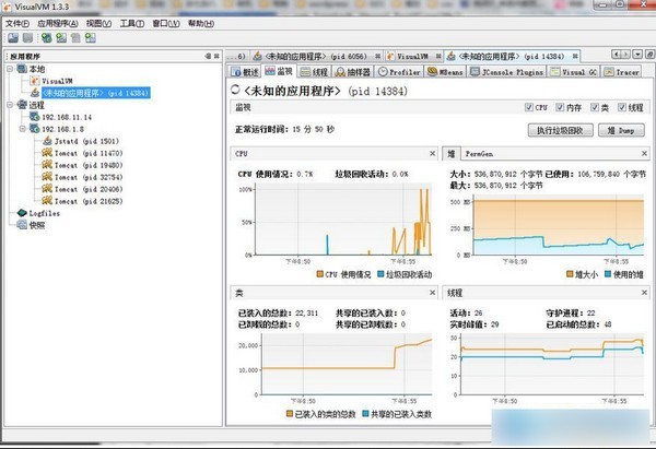 VisualVM截圖