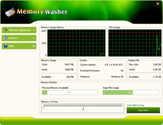 Memory Washer截圖