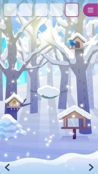 動物們與下雪的島截圖