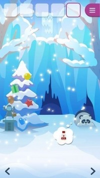 動物們與下雪的島截圖