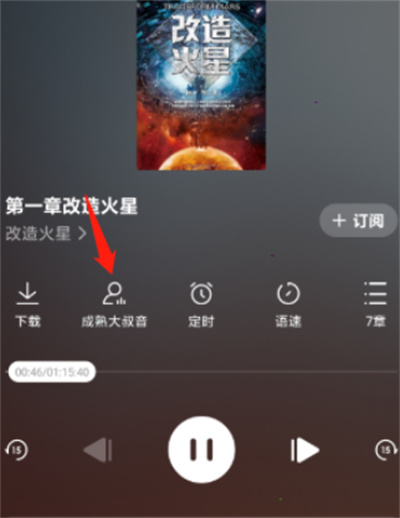 番茄暢聽怎么切換音色