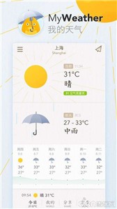 我的天氣截圖