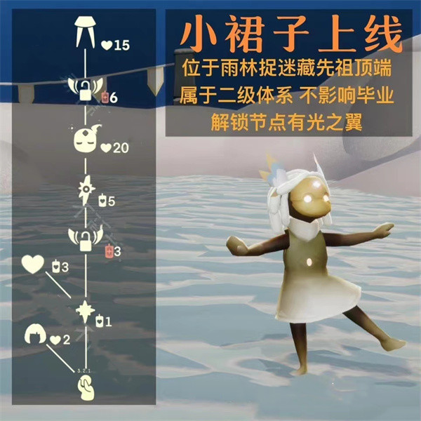 光遇雨林先祖小裙子在哪兌換