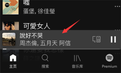 Spotify怎么查詢歌曲歌詞