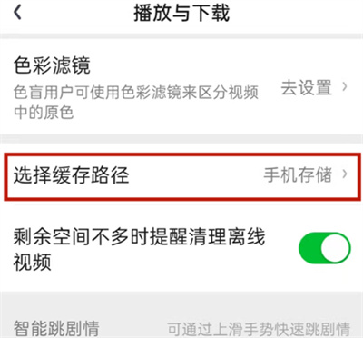 愛奇藝怎么查看視頻下載路徑