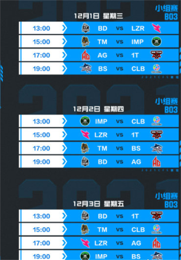 穿越火線2021世界總結(jié)賽賽程安排一覽