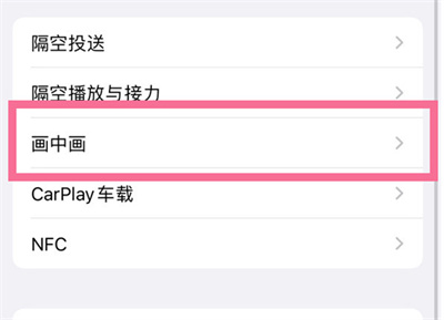 iPhone怎么開啟畫中畫功能