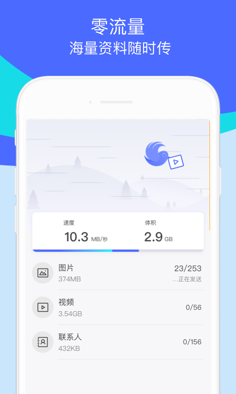 換機助手通訊錄互傳截圖
