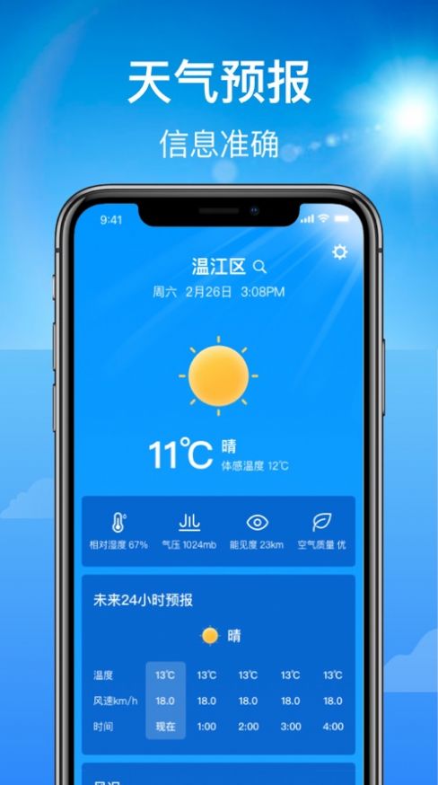 晴天天氣預報