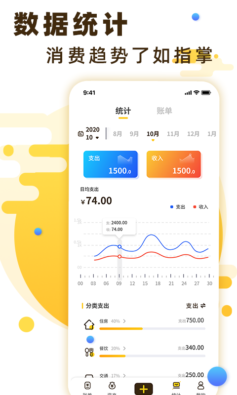 隨手記賬平臺截圖