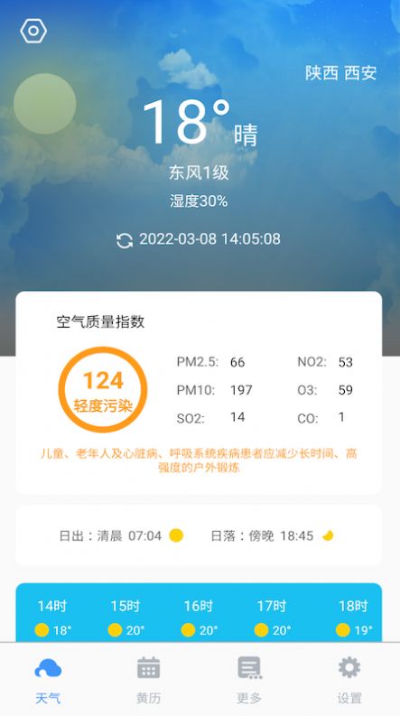 好雨天氣截圖
