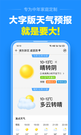 準(zhǔn)點(diǎn)天氣預(yù)報(bào)