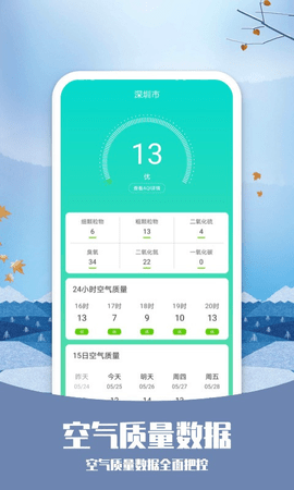 知否天氣預(yù)報(bào)截圖