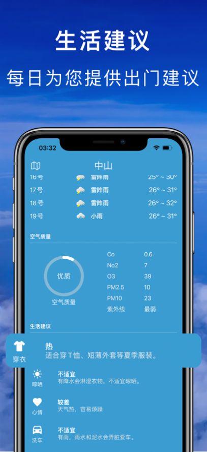 七彩天氣