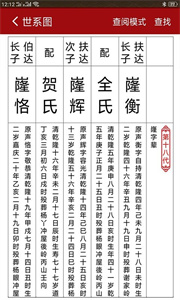 懷恩家譜截圖