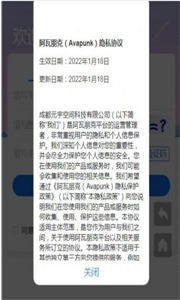 阿瓦朋克數(shù)字藏品截圖