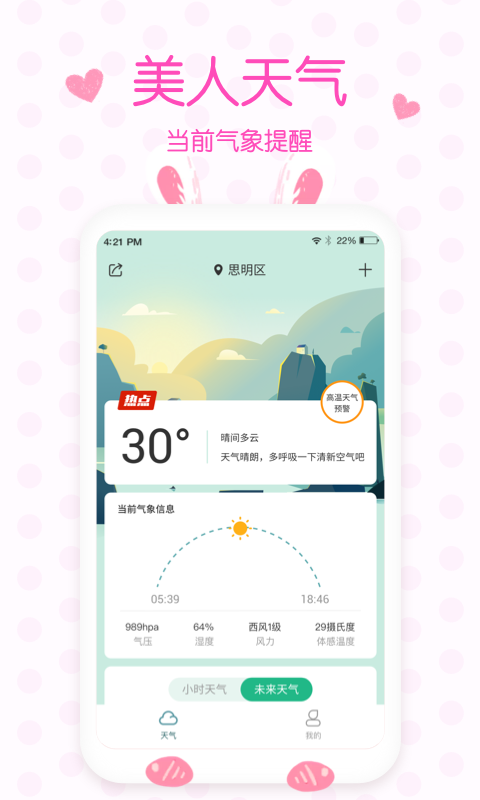 美人天氣截圖