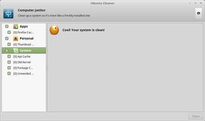 Ubuntu Cleaner截圖