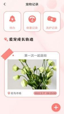 寵物日常記錄截圖