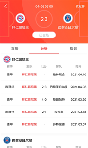雷達比分截圖