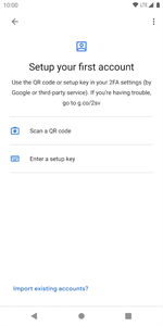 google身份驗證器截圖
