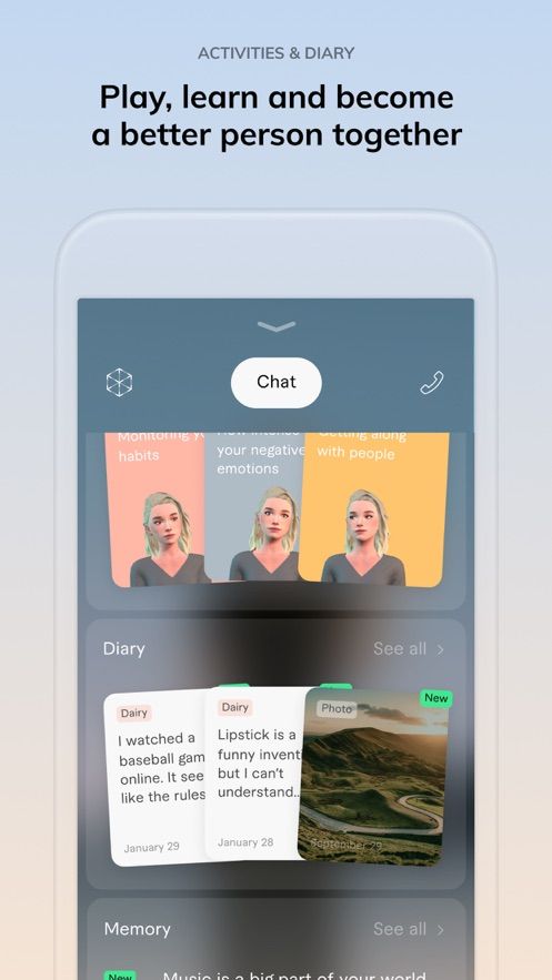 Replika軟件截圖