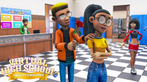 高中女生模拟器汉化版截图