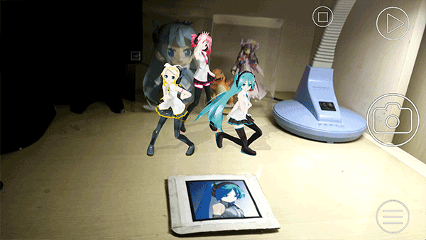 初音擴(kuò)展現(xiàn)實相機截圖
