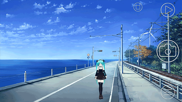 初音擴(kuò)展現(xiàn)實相機截圖