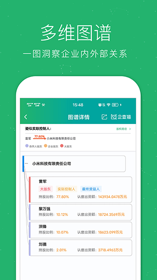 企查貓企業(yè)查詢截圖