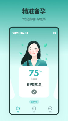排卵期備孕日歷手機版