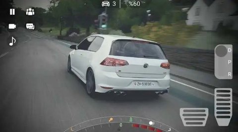 城市駕駛大眾高爾夫停車場游戲
