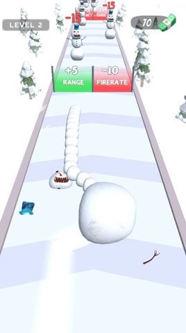收集雪球跑游戲