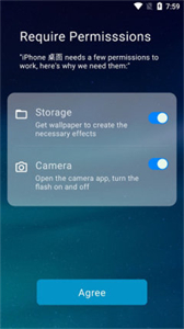 iPhone桌面布局截圖