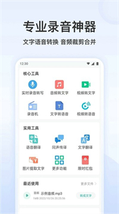 王牌錄音轉(zhuǎn)文字截圖
