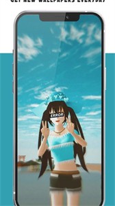 櫻花校園可愛壁紙截圖