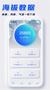 實(shí)時(shí)海拔表截圖