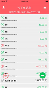沙丁魚記賬截圖