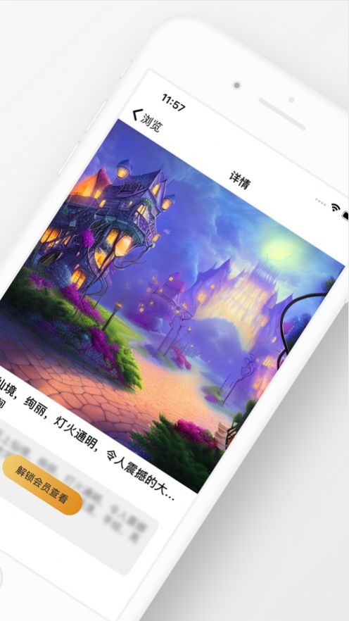 圖靈AI繪畫截圖