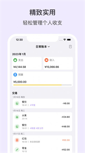 Costo記賬截圖