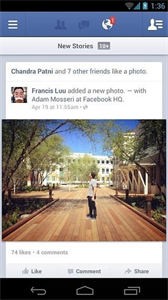 facebook國際版截圖