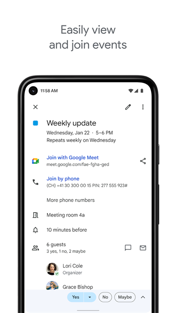 Google日历中文版截图
