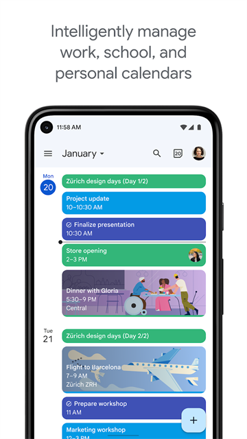 Google日历中文版截图
