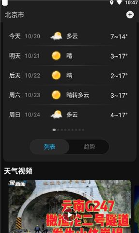亦心天氣截圖